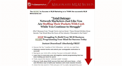 Desktop Screenshot of millionairemlmsecrets.com